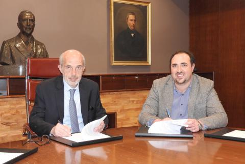 Il rettore Francesco Basile con il sindaco Massimiliano Giammusso