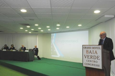 L'intervento del rettore Francesco Basile al convegno