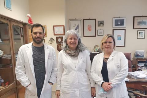 Da sinistra: Zuccarello, Ferrante e Oliveri Conti