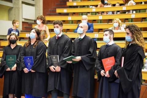 I primi laureati della “magistrale” in Scienze chimiche