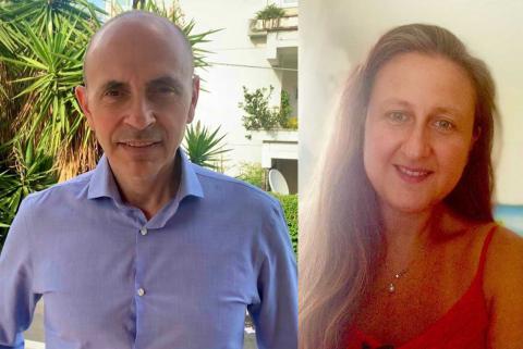 I docenti Ferdinando Nicoletti e Katya Mangano