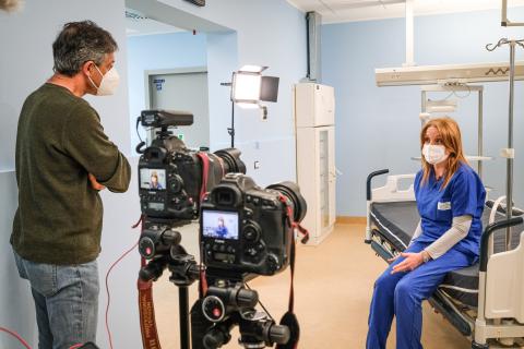 In foto Paola Noto, responsabile dell'unità Medicina e Urgenza del "San Marco"