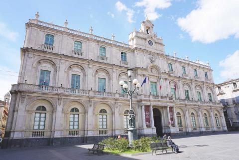 Il Palazzo centrale dell'Università di Catania