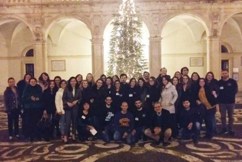 Lo staff della mostra