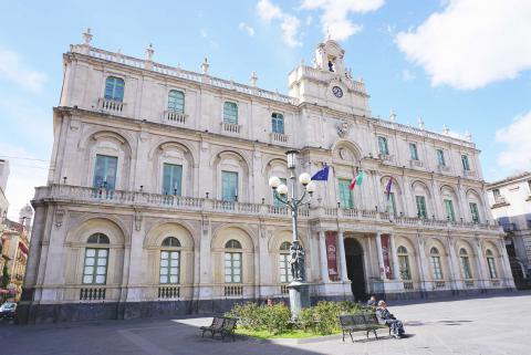 Il Palazzo centrale dell'Università di Catania