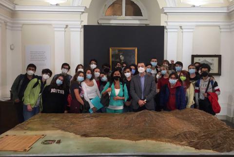 gli studenti in visita al Museo dei Saperi e delle Mirabilie