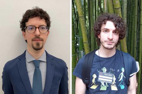 Premio Archimede i vincitori dell'edizione 2022 Ernesto Casablanca e Andrea De Domenico 