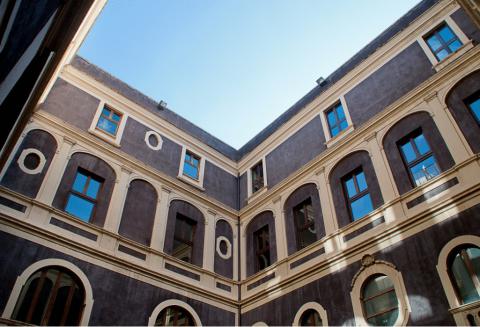 Palazzo Pedagaggi, corte