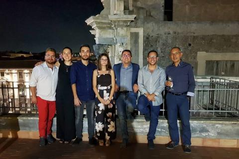 Nella foto, risalente ad alcuni mesi fa, i fondatori di iCTLAb insieme con i collaboratori