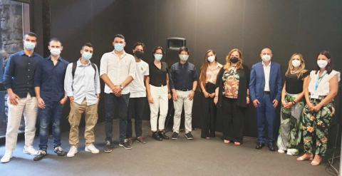 Start up Catania 2030 giuria e team