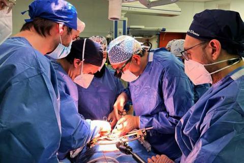 Un momento dell'intervento 