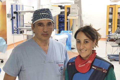 Il prof. Pierfrancesco Veroux e la dottoressa Alessia Giacquinta