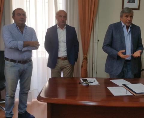 un momento della conferenza stampa