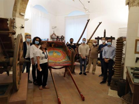 Docenti e studenti al museo etnografico Nunzio Bruno di Floridia