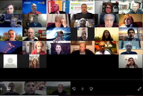 Un momento dell'incontro