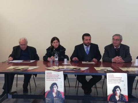 un momento della conferenza stampa