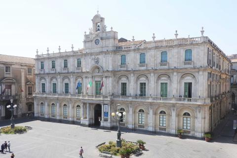 Il Palazzo centrale dell'Università di Catania