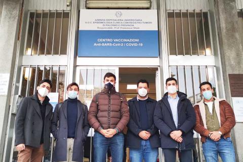 Studenti Unict al Policlinico Giaccone Palermo
