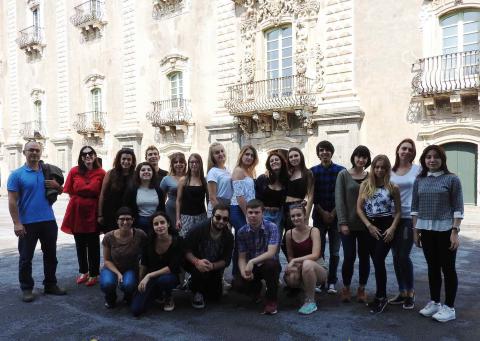 Studenti russi e italiani della Summer school