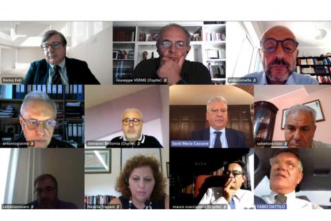 un momento della cerimonia