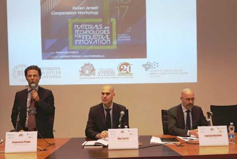 Da sinistra Priolo, Sachs e Nicoletti