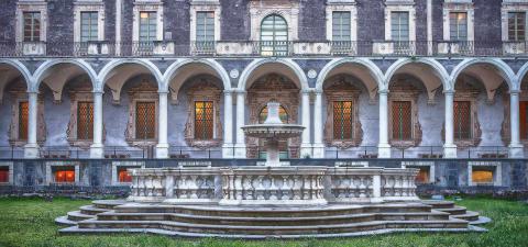 il chiostro dei benedettini