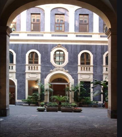 l'ingresso di palazzo pedagaggi