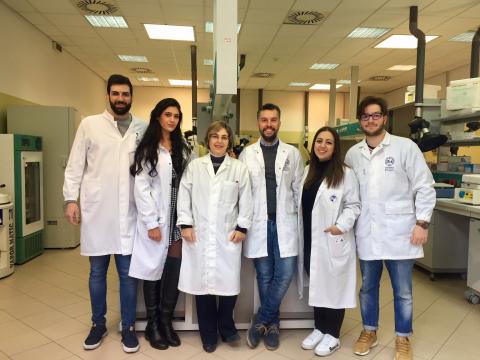 da sinistra: Marco Raffaele, Maria Licari, Valeria Sorrenti, Luca Vanella, Valeria Consoli, Salvo Grosso