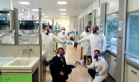 Il team del Dipartimento di Scienze chimiche