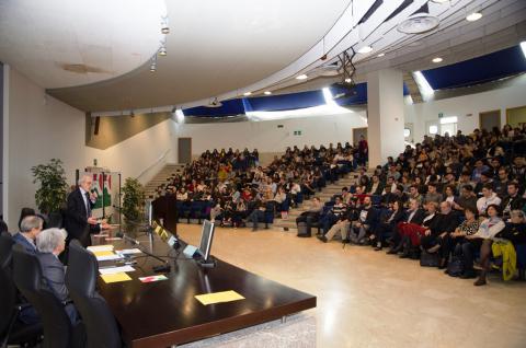 Un momento della conferenza dell'edizione dello scorso anno