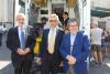 il rettore Francesco Basile con Giorgio Santonocito e Enzo Bianco